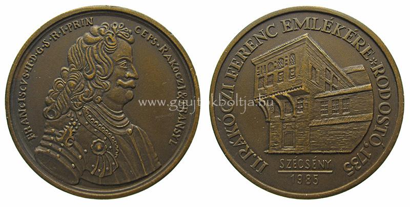 M�E Bogn�r Gy�rgy: II. R�k�czi Ferenc eml�k�re Rodost� 1735-1985 Sz�cs�ny